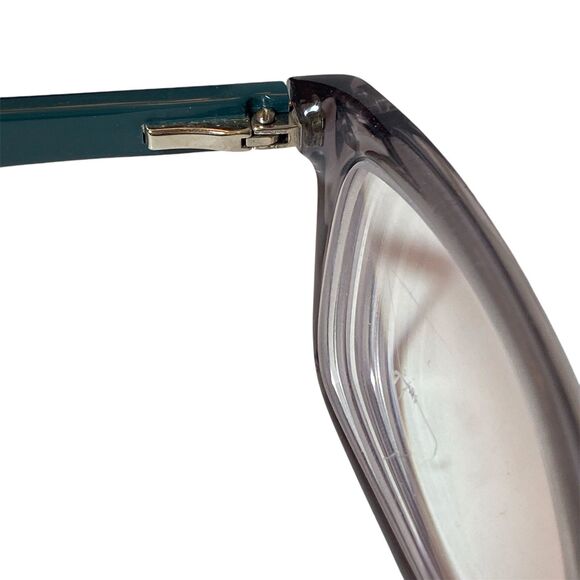 Ray-Ban RB5228 GrayPurple Eyeglasses Full Rim Rectangular 55-17 Frame Only+Case - Picture 6 of 9